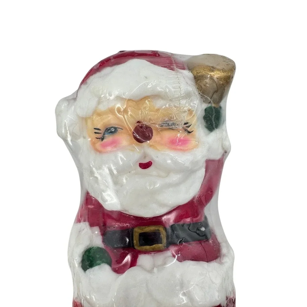 Vintage Santa‎ Claus Candle Chimney Christmas Holiday Decor Japan